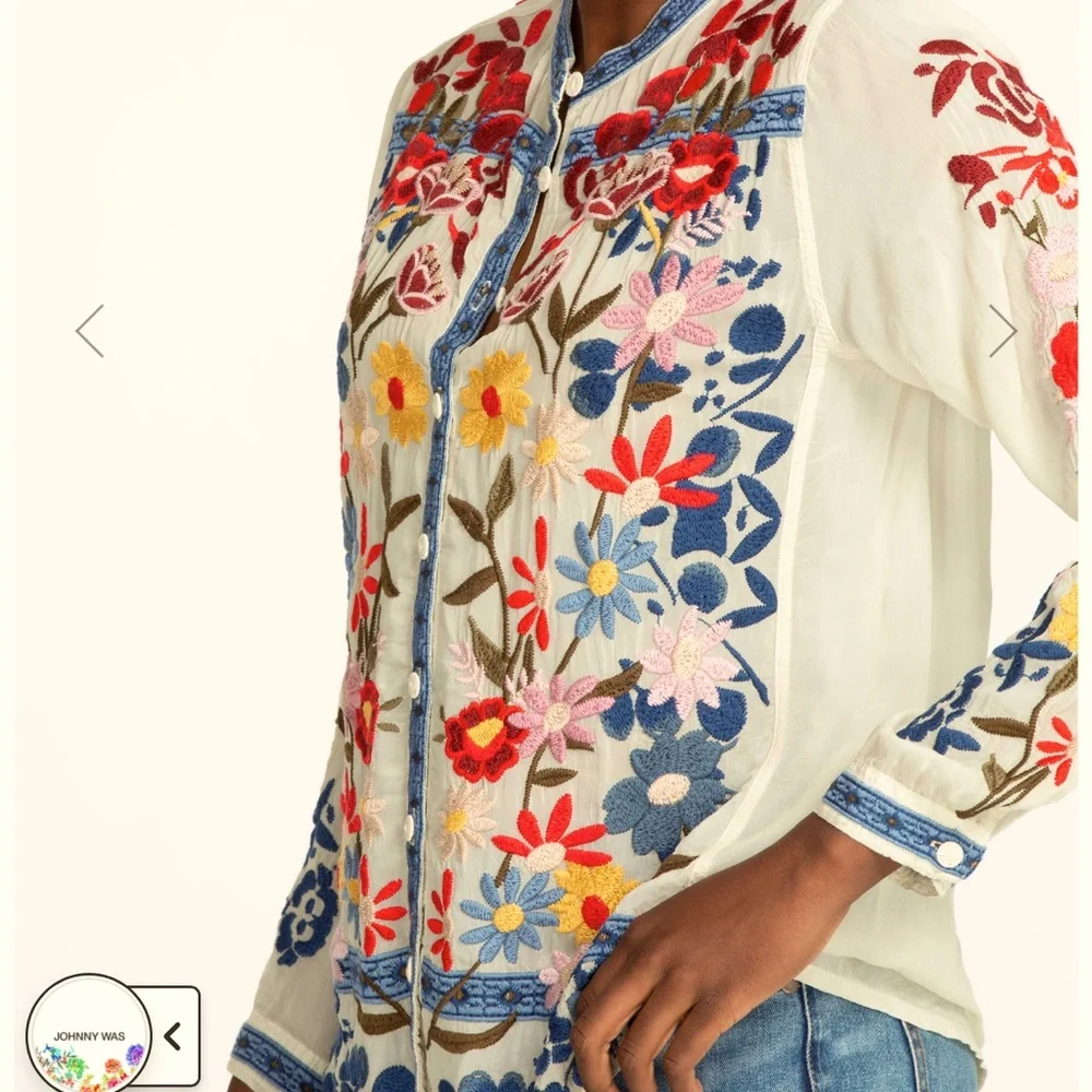 NWT Johnny Was Edie blouse - Picture 2 of 8